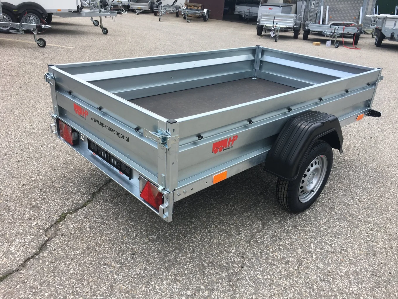 PKW-Anhänger, Autoanhänger HP 2313 UK, 2350 x 1330 x 350 mm, 750 kg ungebremst