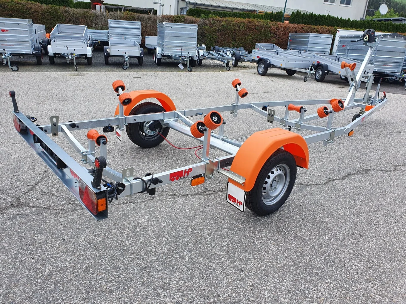 Bootsanhänger, Motorbootanhänger HP 1000 BA-R, 1000 kg gebremst