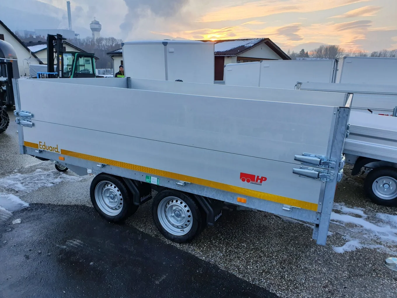 PKW-Anhänger, 3-Seitenkipper, Autoanhänger EDUARD 3116 3-SK, 3110 x 1600 x 300 mm, 2700 kg GG