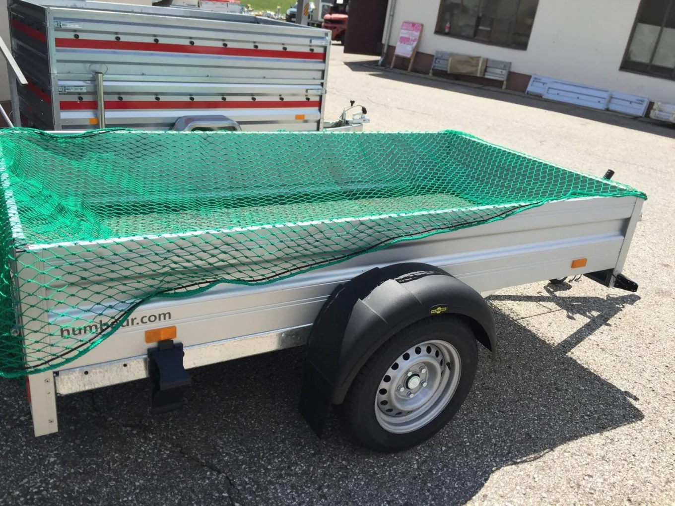 PKW-Anhänger, Autoanhänger, Humbaur HA 203015 KV, Tandemanhänger 2000 kg GG im Set mit Aufsatzwände und Flachplane