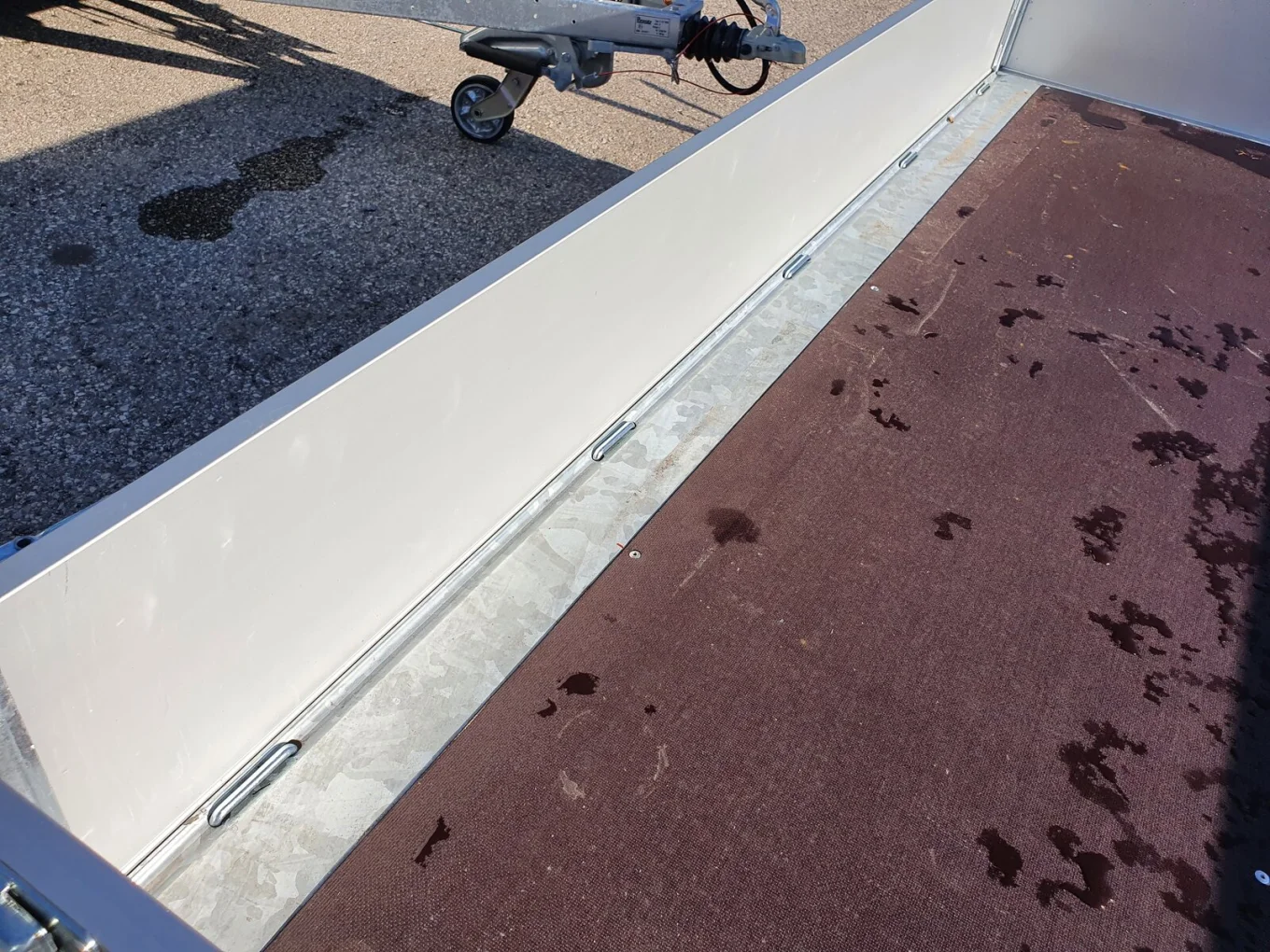 PKW-Anhänger, Autoanhänger Hochlader EDUARD 3116 U, 3110 x 1600 x 300 mm, 750 kg ungebremst