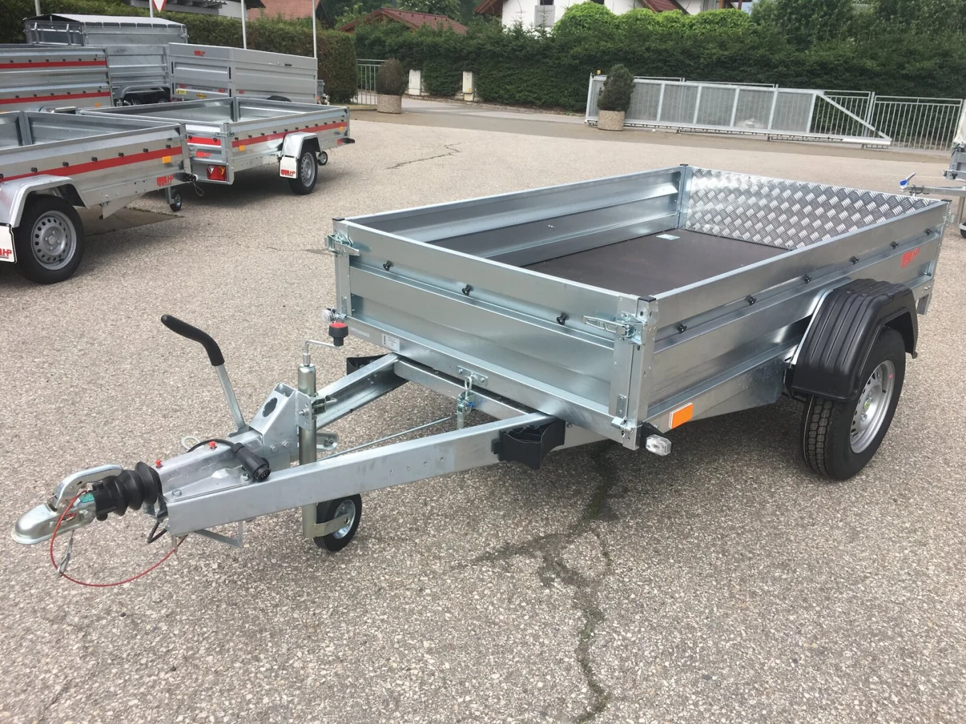 PKW-Anhänger, Autoanhänger HP 2713 GK, 2650 x 1330 x 350 mm, 1300 kg gebremst