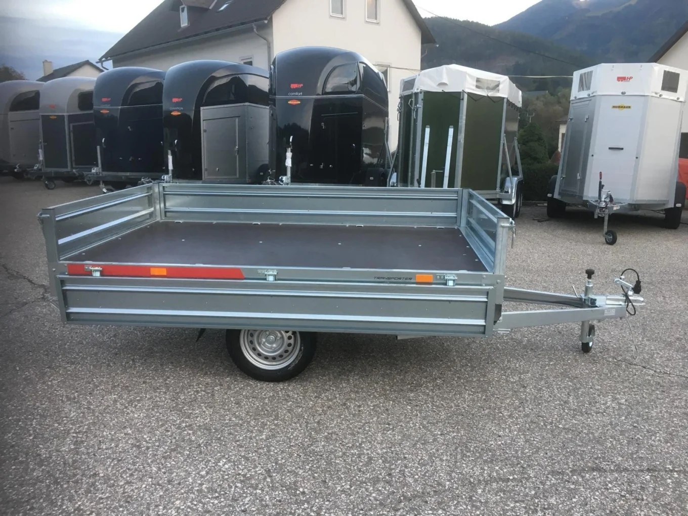 PKW-Anhänger, Hochlader, HP 752515 LH, 750 kg einachs-ungebremst, 2550x1530x300 mm, Autoanhänger