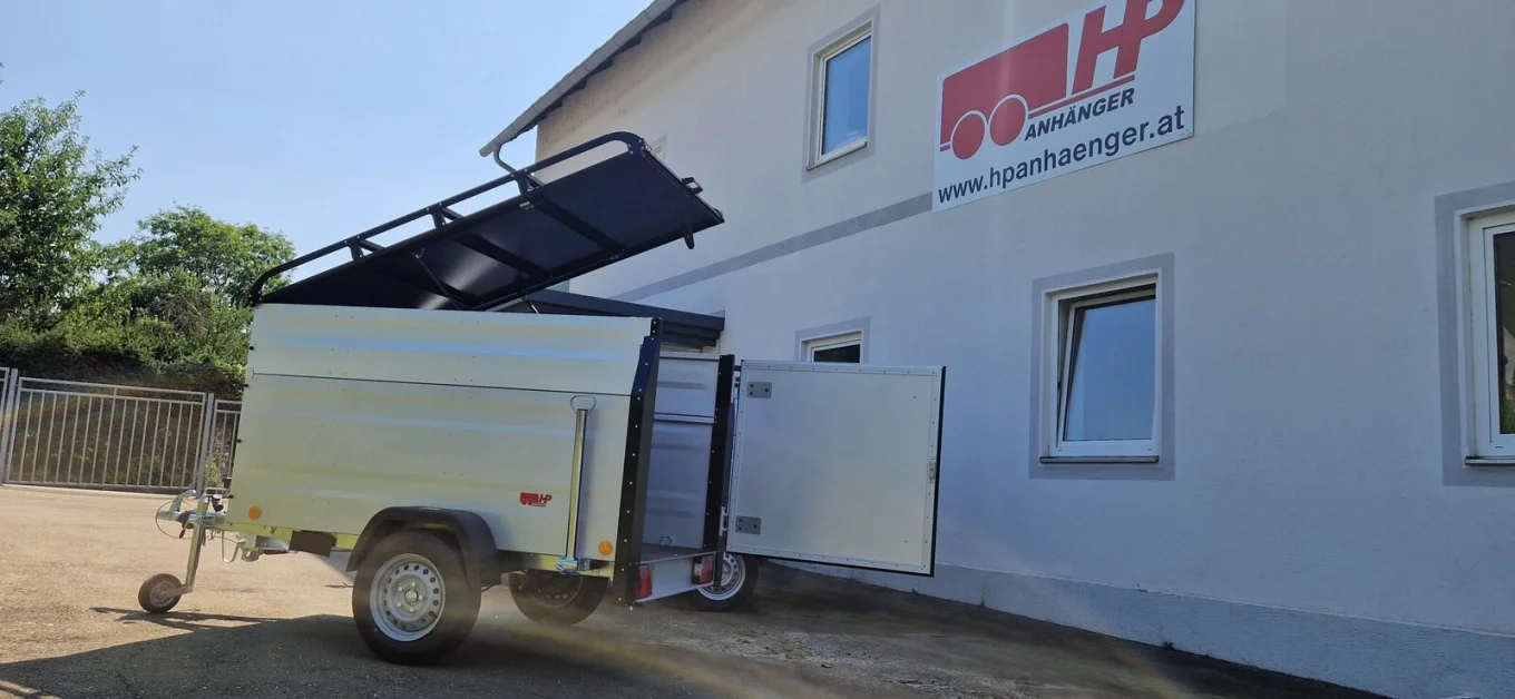 Deckelanhänger, PKW-Anhänger HP 2011 G/107 Plus, 2020 x 1075 x 1020 mm, 1000 kg gebremst