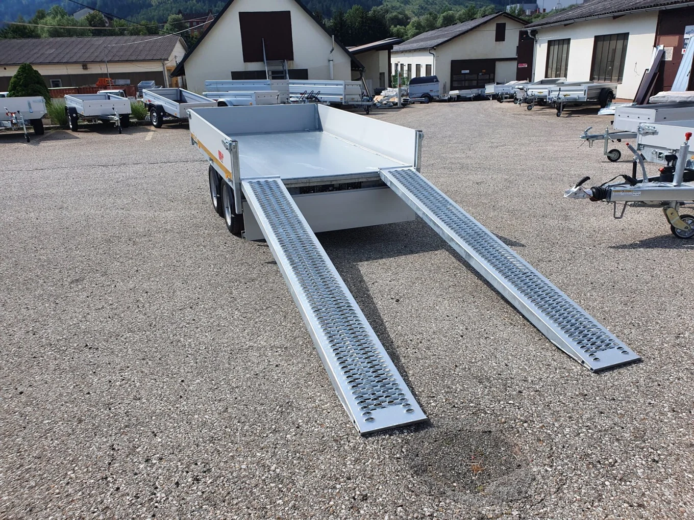 Rückwärtskipper, PKW-Anhänger Eduard 2615 TRK, 2560x1500x300mm, 2700 kg Tandem
