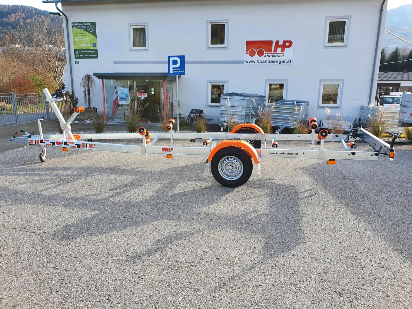 Bootsanhänger, Bootstrailer, Motorbootanhänger HP 1300 BA-R für Bootslänge bis 6,3 m