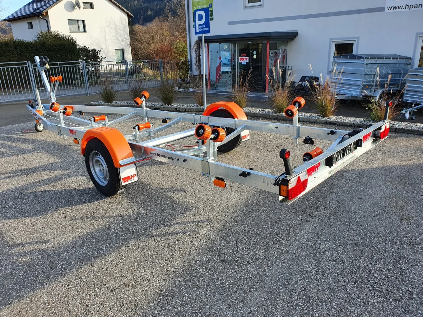 Bootsanhänger, Bootstrailer, Motorbootanhänger HP 1800 BA-R für Bootslänge bis 7,2 m