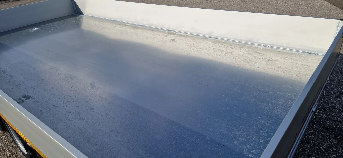 PKW-Anhänger, Autoanhänger, 3-Seitenkipper Eduard Tridem 4020 EKP im Set mit Rampen und Stützen