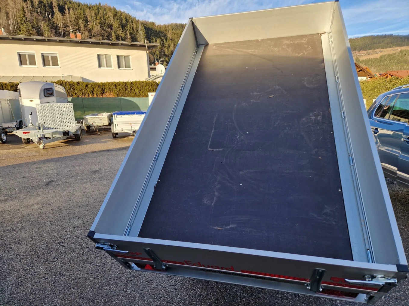 Rückwärtskipper, PKW-Anhänger, Eduard 2314 RK, einachs 1350 kg GG