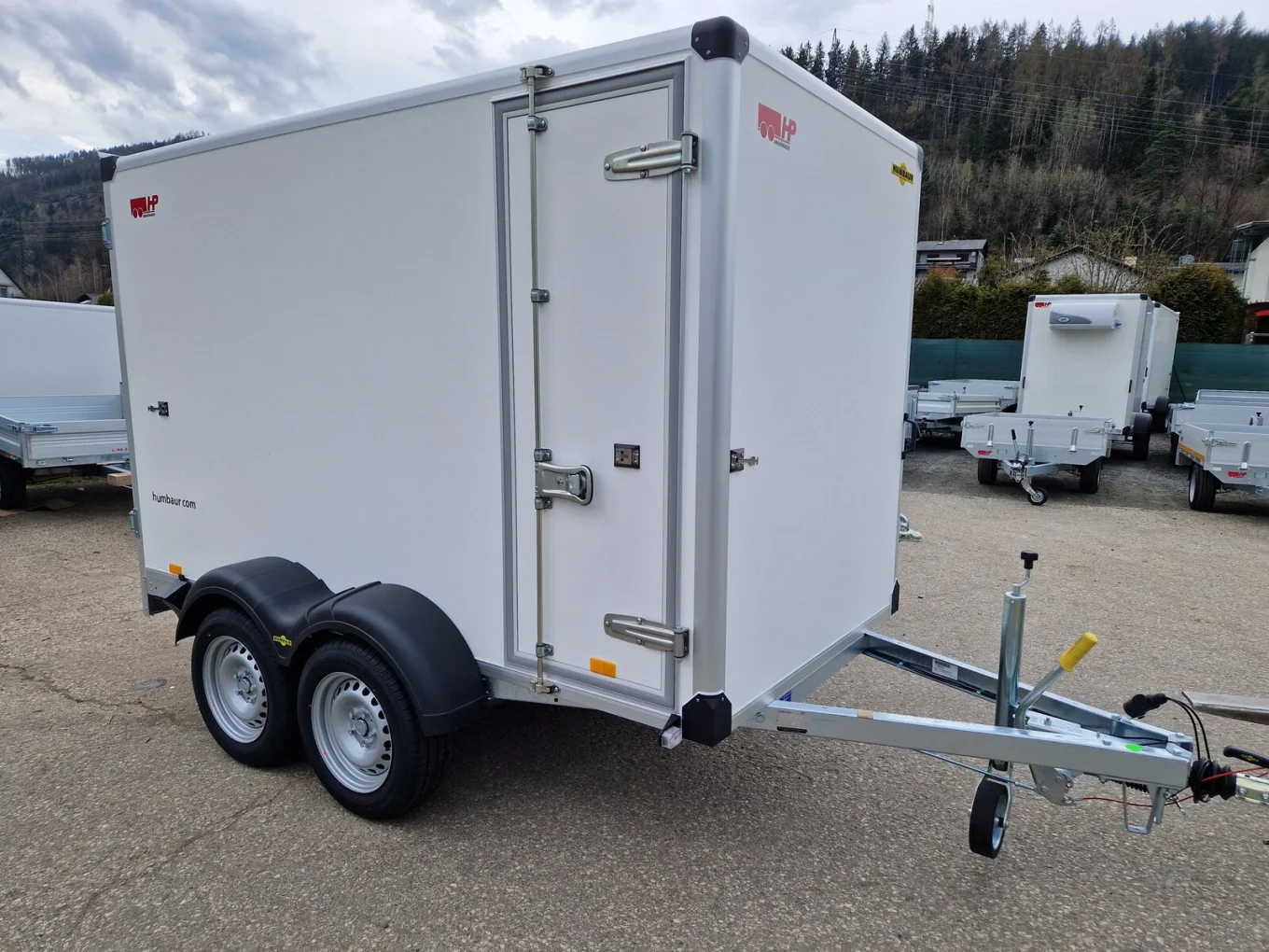 PKW-Anhänger, Kofferanhänger Humbaur, HK 253015-18 - Tandem-Kofferanhänger, 2500kg,