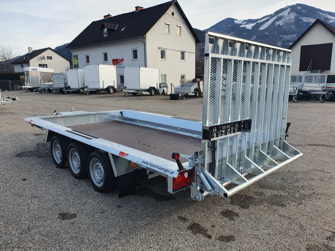 Baumaschinenanhänger, Universaltransporter HP 353518/3 Tridem