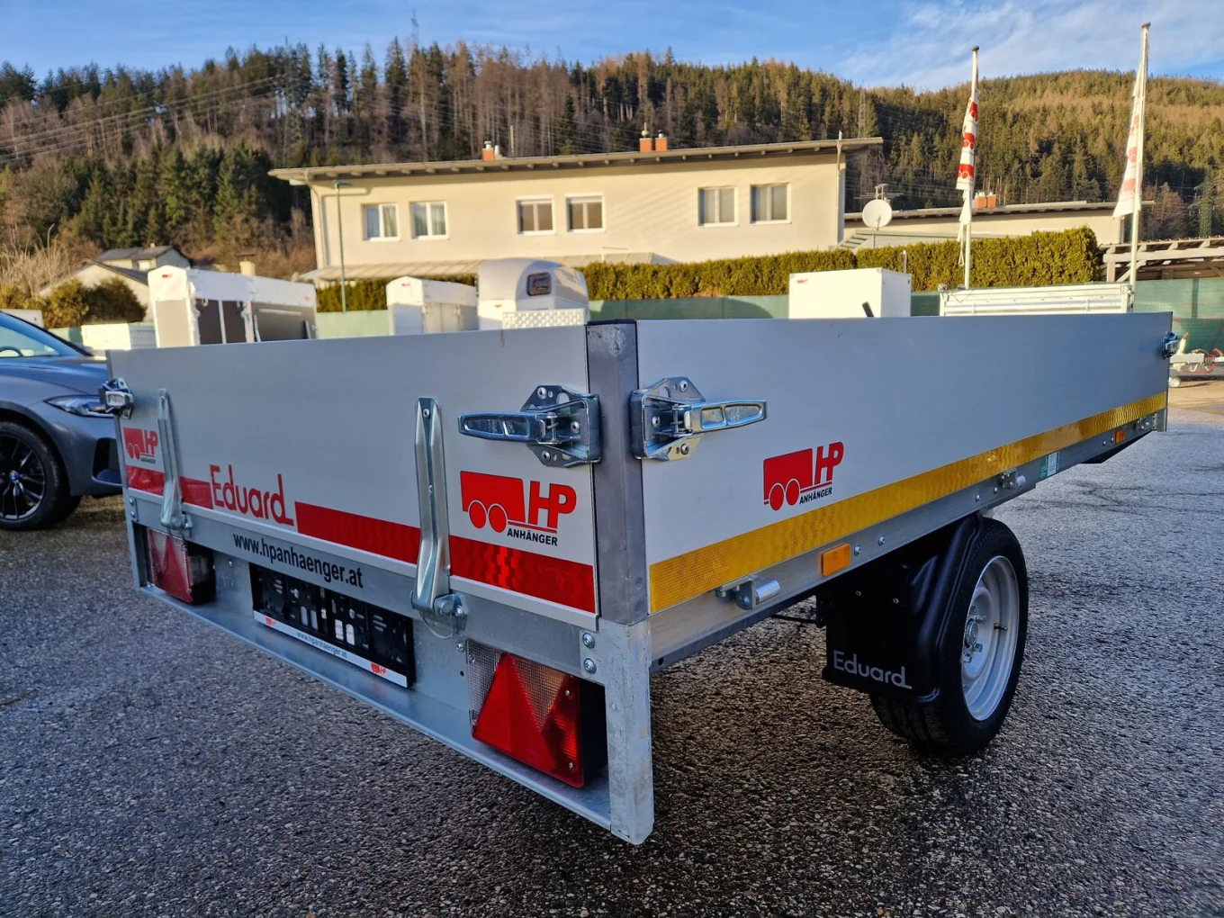 Rückwärtskipper, PKW-Anhänger, Eduard 2314 RK, einachs 1350 kg GG