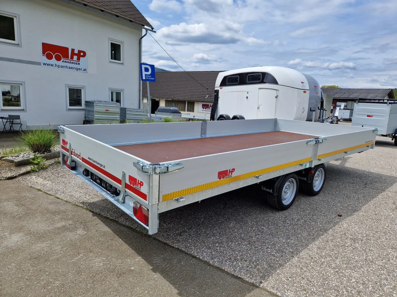 PKW-Anhänger, Autoanhänger, Hochlader Eduard 5022 GD, 5060x2200x300mm, 3500 kg