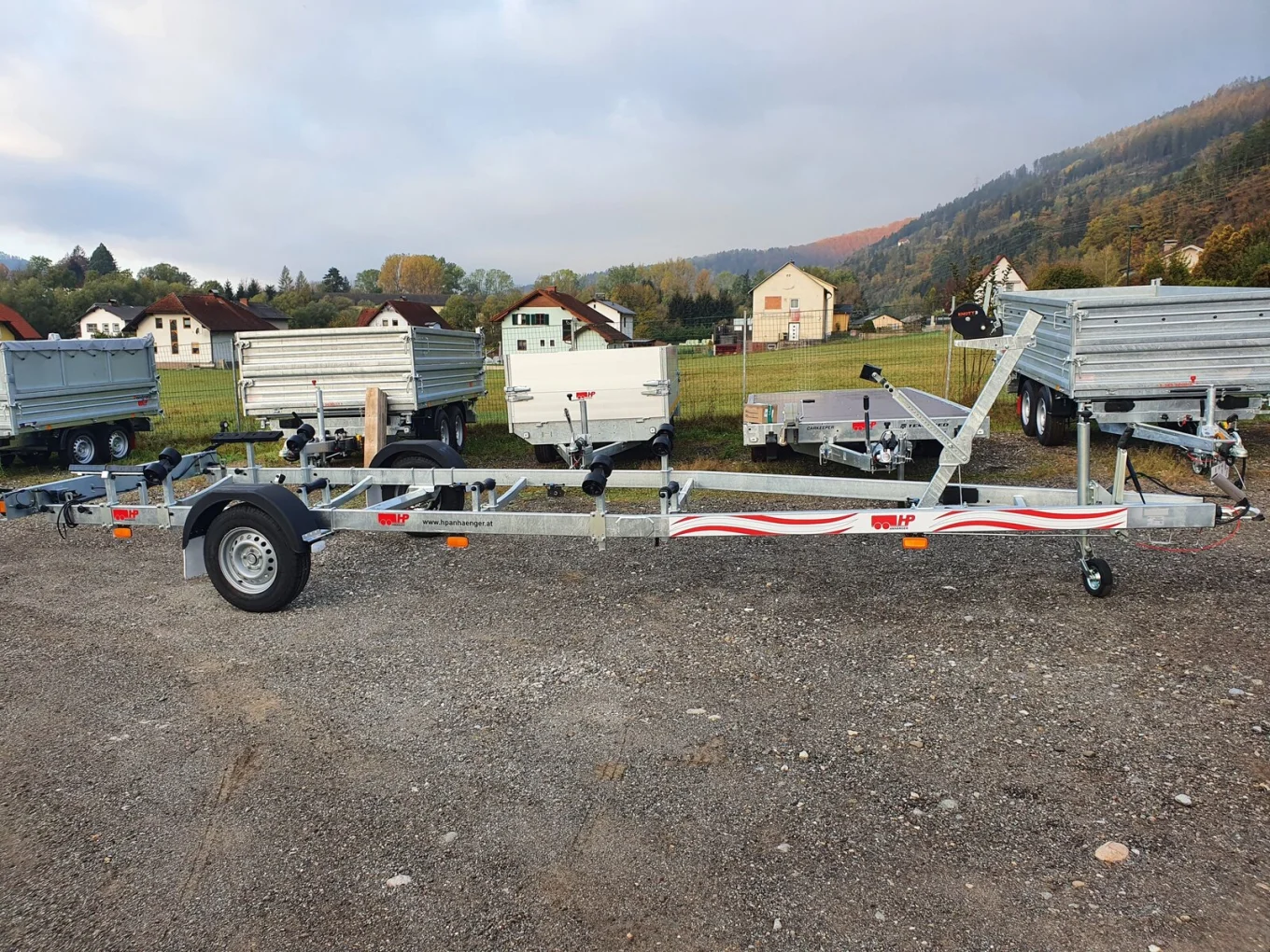Bootsanhänger, Bootstrailer, Motorbootanhänger HP 1300 BA-R für Bootslänge bis 6,3 m