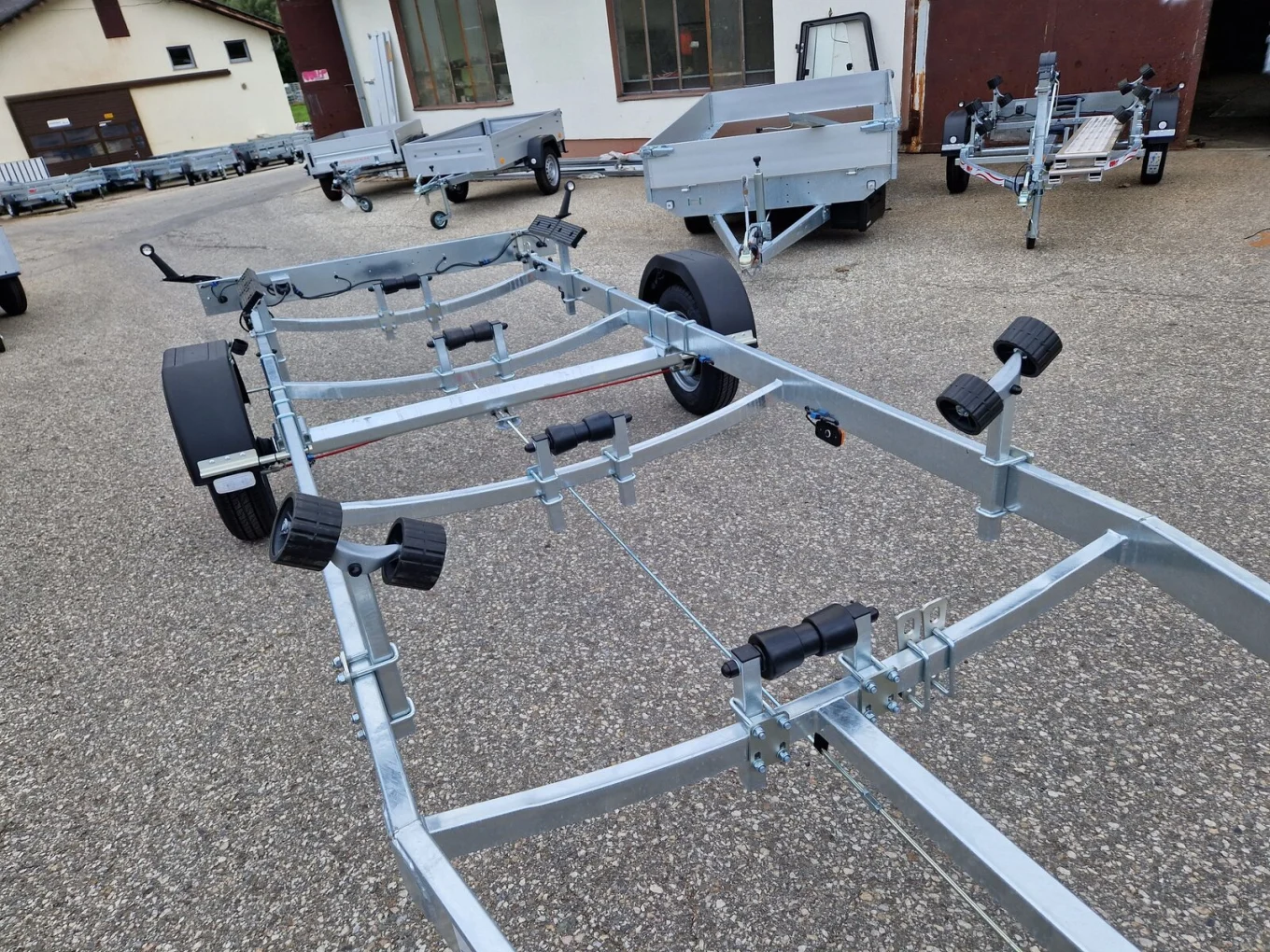 Bootsanhänger, Bootstrailer, Motorbootanhänger HP 1300 BA-R für Bootslänge bis 6,3 m