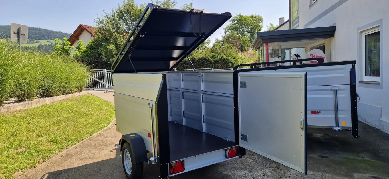 Deckelanhänger, PKW-Anhänger HP 2011 U/107 Plus, 2020 x 1075 x 1020 mm, 750 kg ungebremst