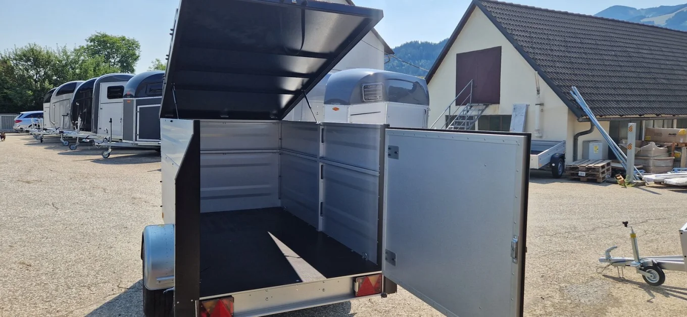 Deckelanhänger, PKW-Anhänger HP 2512 G/107 Plus, 2435 x 1235 x 1065 mm, 1300 kg gebremst