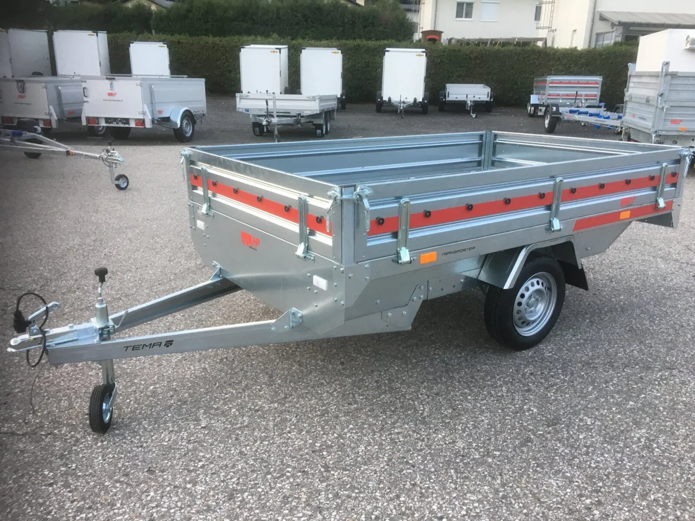 PKW-Anhänger, Hochlader, HP 752515 LH, 750 kg einachs-ungebremst, 2550x1530x300 mm, Autoanhänger