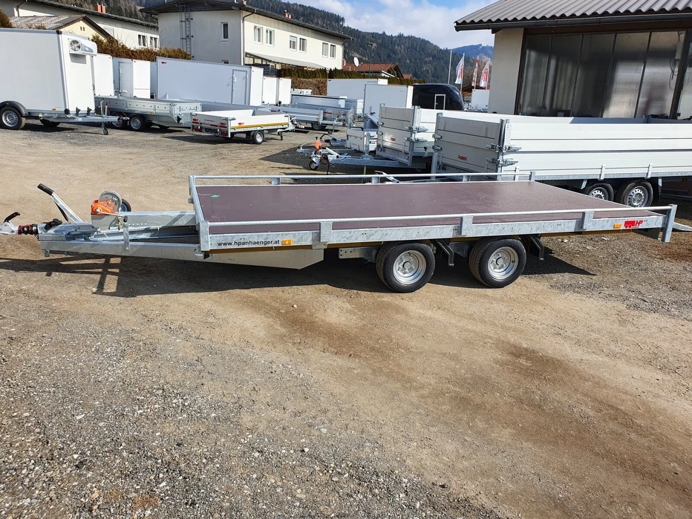 Fahrzeugtransporter, Autoanhänger, Autotransporter, Eduard 4020 NFW, 4060x2000 mm, 2700 kg GG