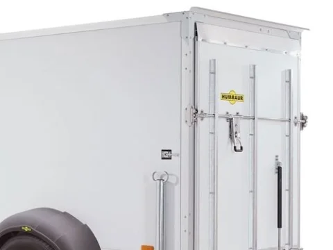 PKW-Anhänger, Kofferanhänger mit Überfahrwand, Humbaur HK 153015-18 - Einachs- Kofferanhänger, 1500kg