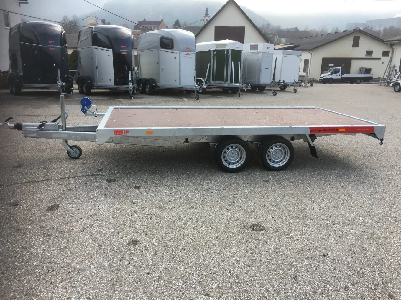 Autotransporter, Fahrzeugtransporter, Plateauanhänger HP 412035 ATP, 3500 kg, NEUHEIT !! TOP Aktion!!