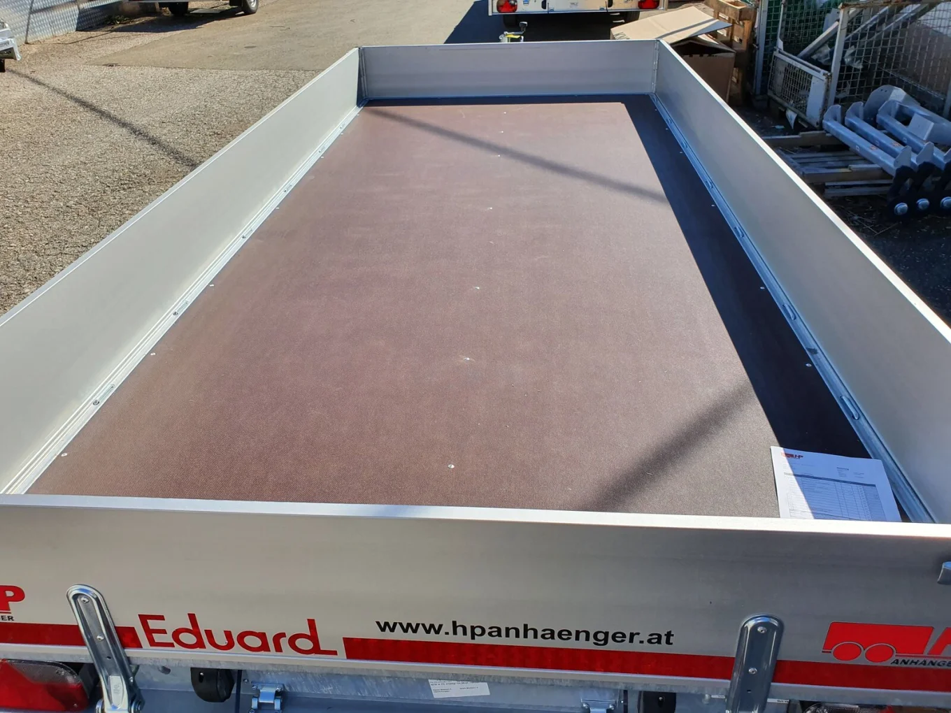 Autoanhänger, Hochlader Eduard, PKW-Anhänger 5020 Tridem, 5060x2000x300 mm, 3500 kg