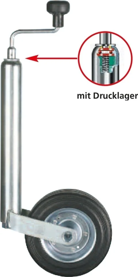 Stützrad & Klemmschelle, montiertes Zubehör