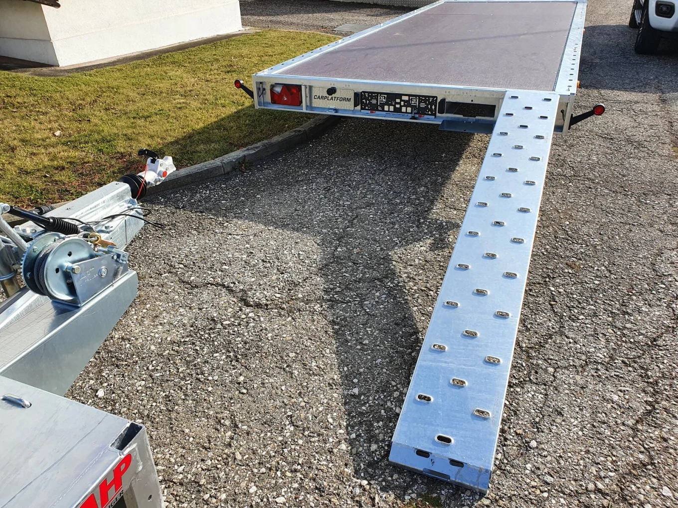 Autotransporter, Plateauanhänger, Fahrzeugtransporter HP 512135/3 ATP, 5070x2150mm, 3500 kg GG