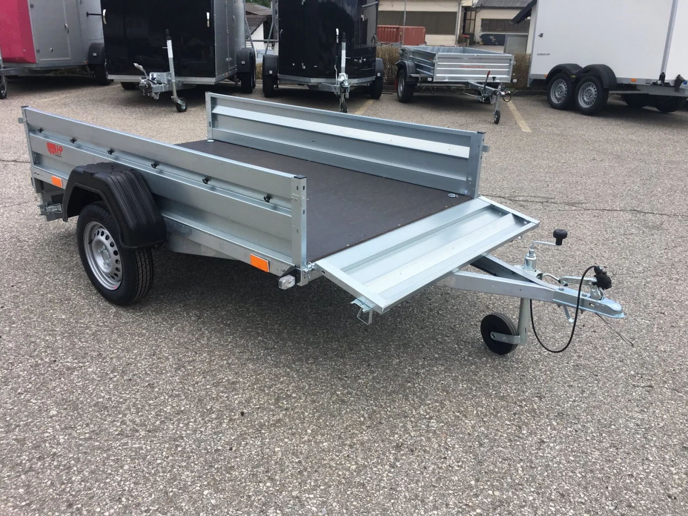 PKW-Anhänger, Autoanhänger HP 2313 UK, 2350 x 1330 x 350 mm, 750 kg ungebremst