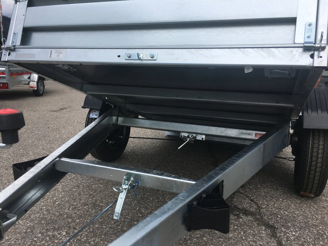 PKW-Anhänger, Autoanhänger HP 2313 GK, 2350 x 1330 x 350 mm, 1300 kg gebremst