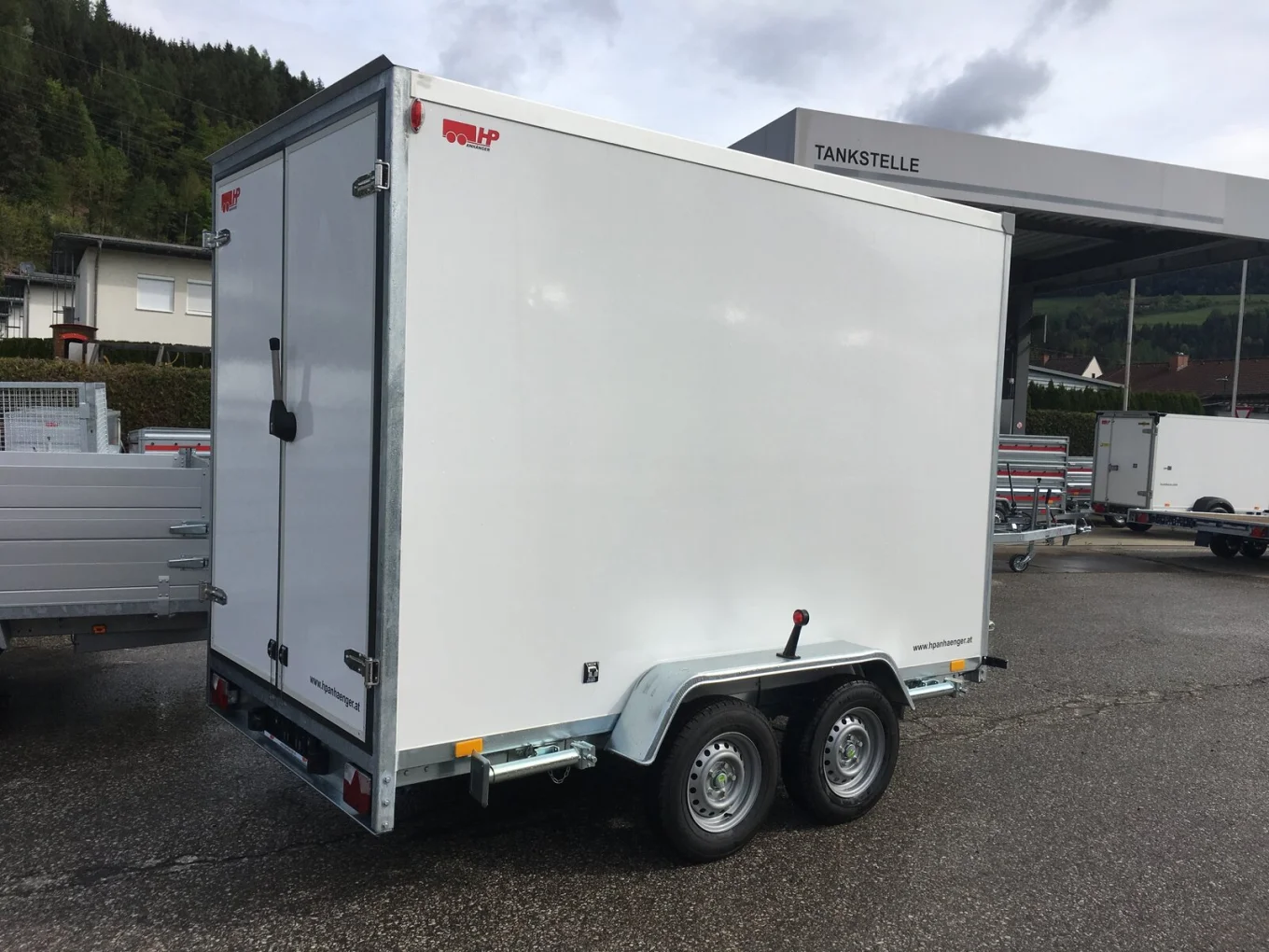 Kühlanhänger, Kühlkoffer PKW-Anhänger HP 353616 KA, 3500 kg Tandem mit Kühlmaschine bis 5°, Paneele 60 mm