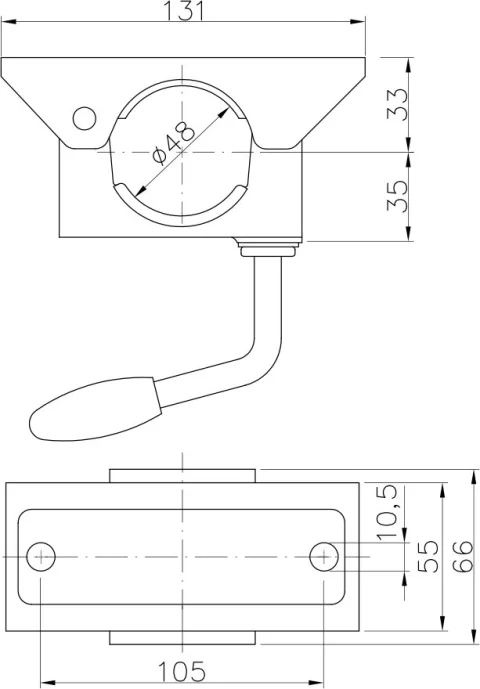 Stützrad & Klemmschelle, montiertes Zubehör