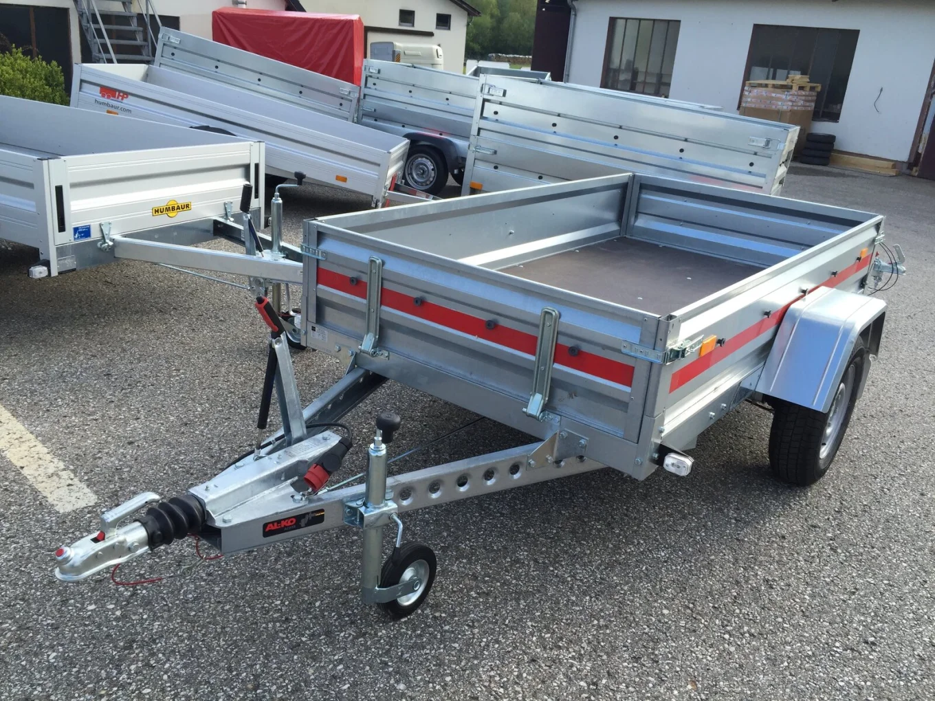 PKW Anhänger, Autoanhänger HP 2615 G, 2630 x 1500 x 400 mm, 1300 kg gebremst