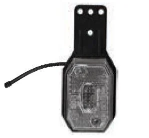 Begrenzungsleuchte weiß mit Aufhängeteil senkrecht