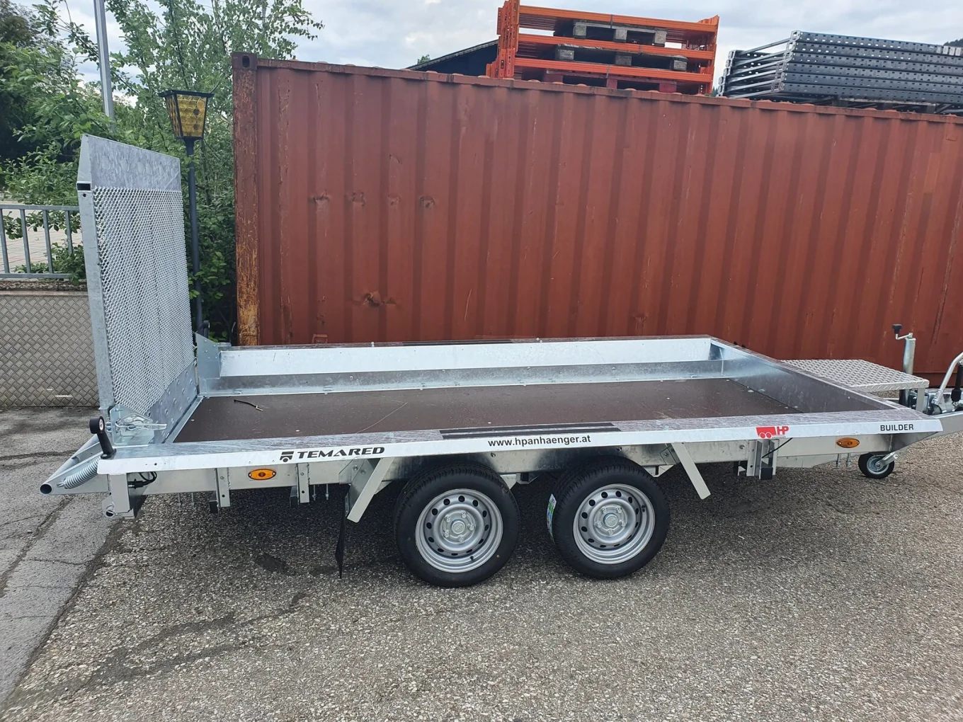 Baumaschinenanhänger, Baggeranhänger, Maschinentransporter HP 353518 T, 3500 kg