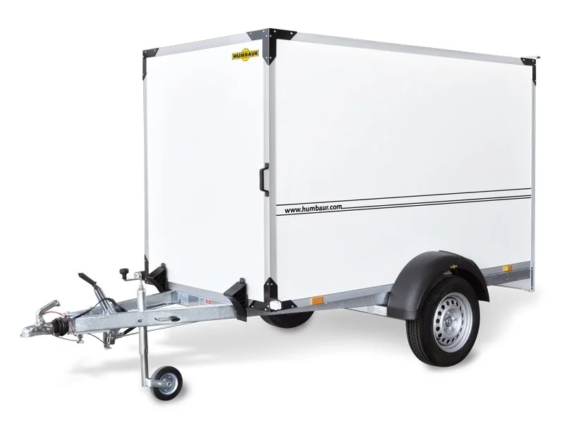 PKW-Anhänger, Kofferanhänger, PKW-Anhänger Humbaur HK 153015-18 - Einachs-Plywood Kofferanhänger, 1500kg