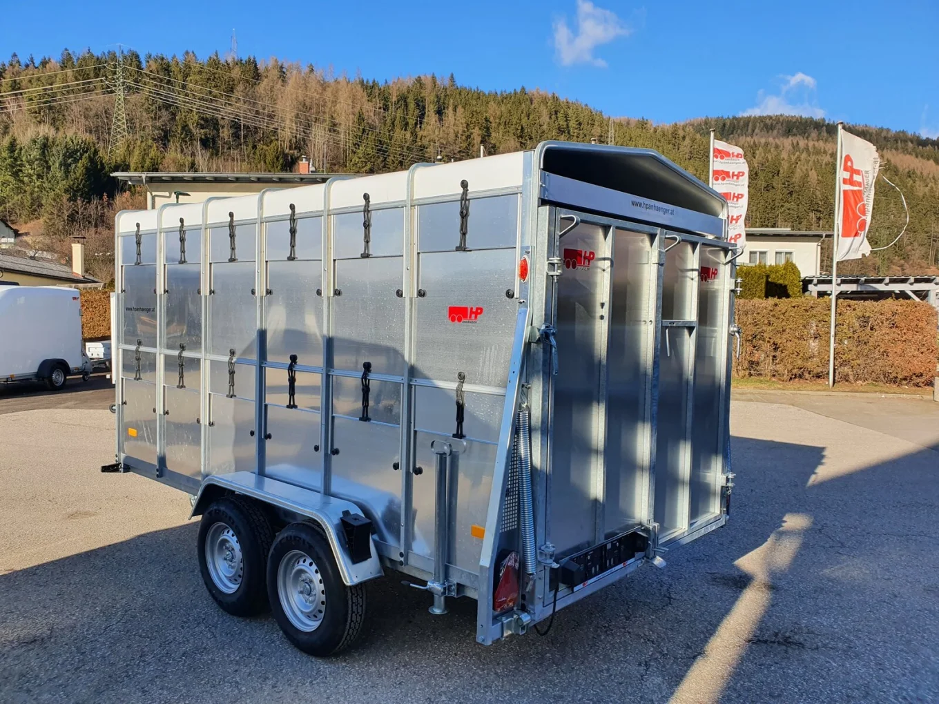 Viehanhänger, Tiertransporter, PKW-Anhänger HP 273618 VT, 3600x1770x1860 mm, 2700 kg GG