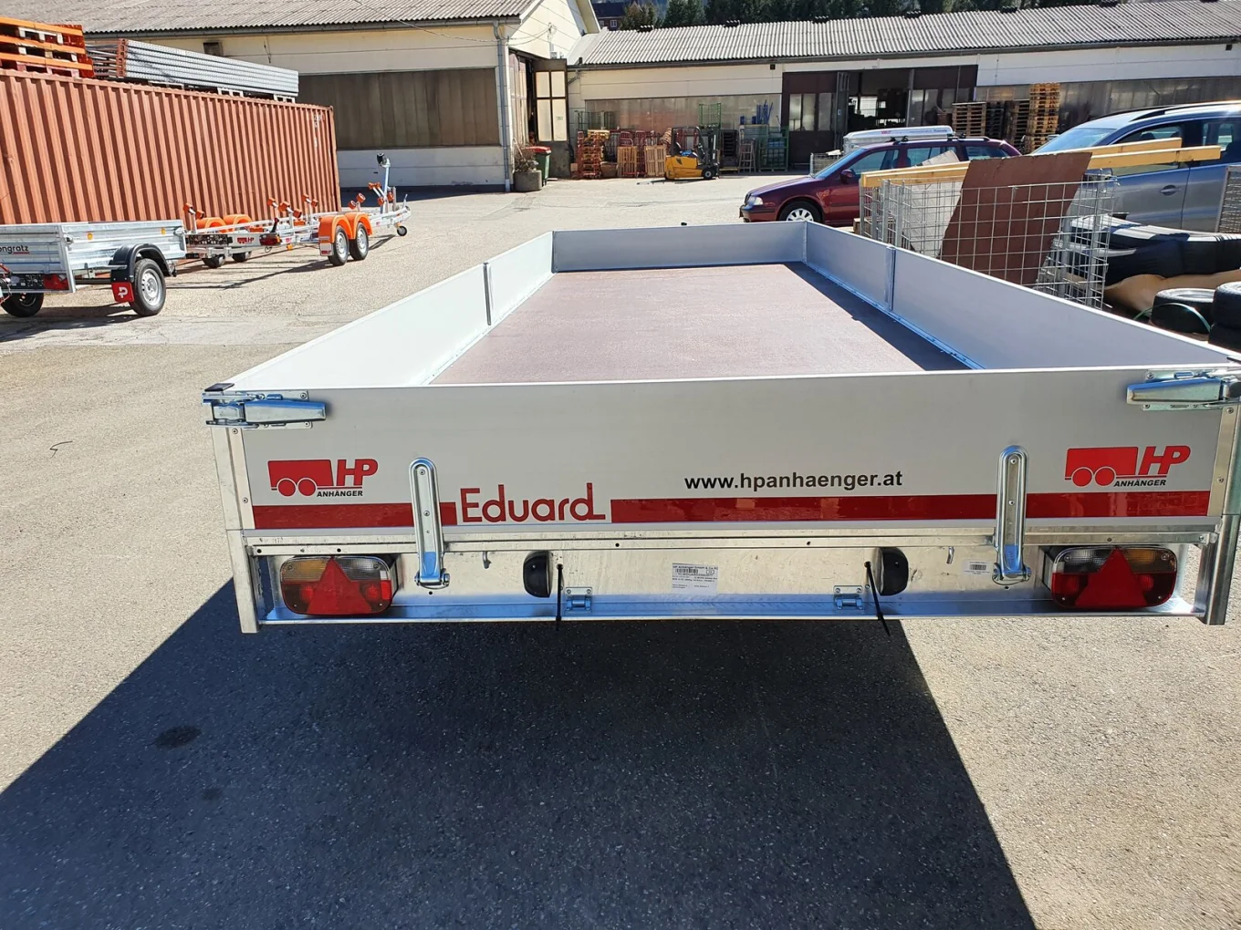 Autoanhänger, Hochlader Eduard, PKW-Anhänger 5020 Tridem, 5060x2000x300 mm, 3500 kg