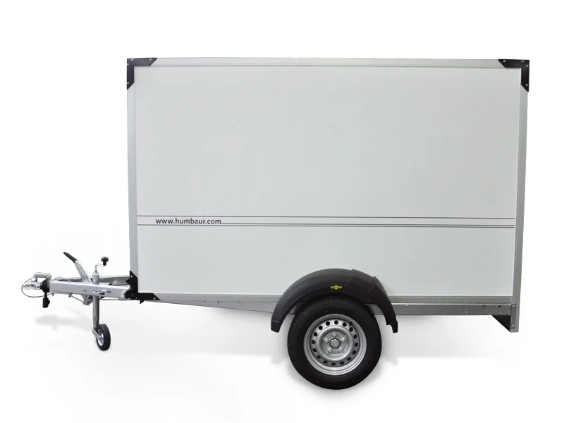 PKW-Anhänger, Kofferanhänger, PKW-Anhänger Humbaur HK 153015-18 - Einachs-Plywood Kofferanhänger, 1500kg