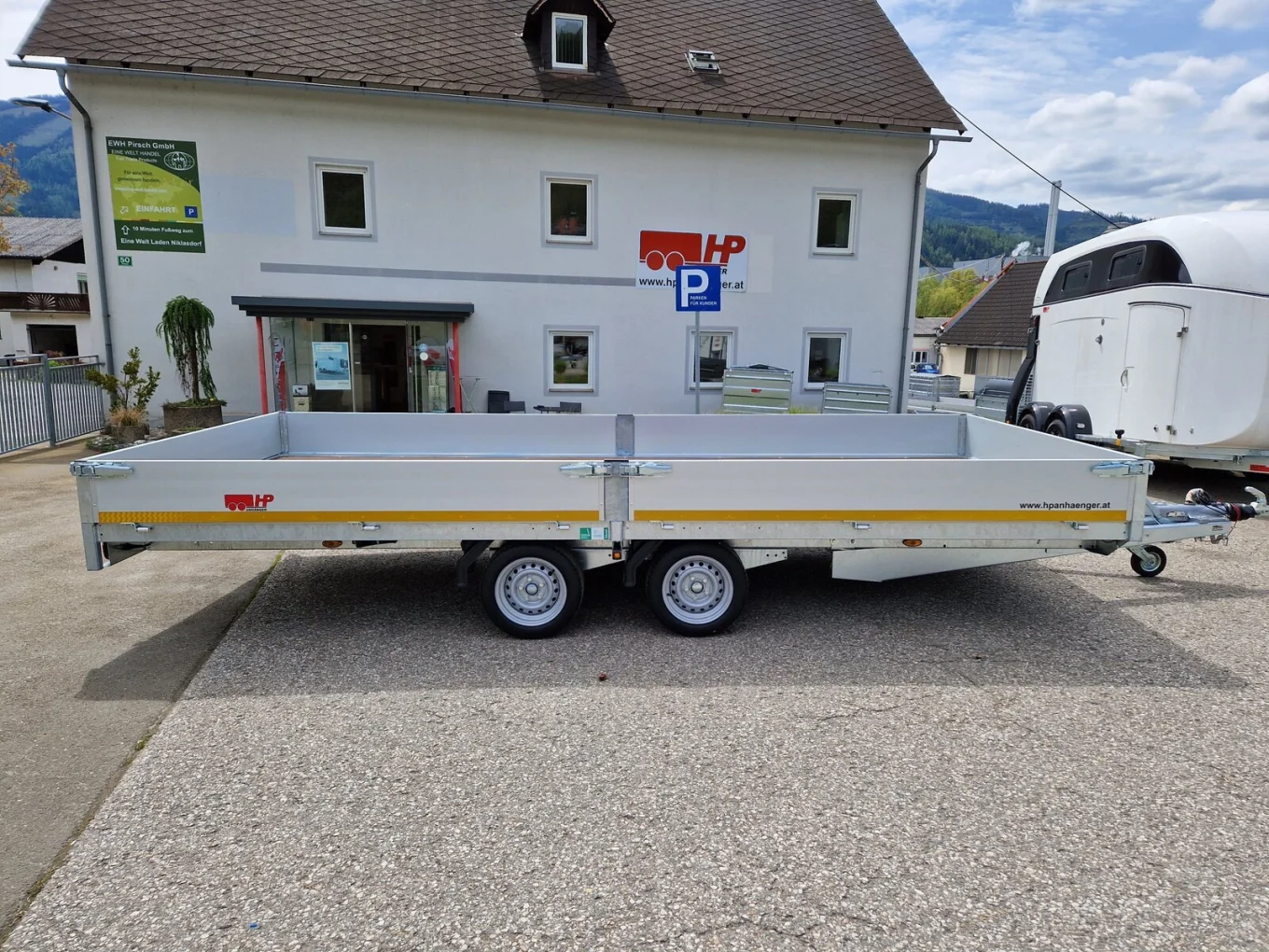 PKW-Anhänger, Autoanhänger, Hochlader Eduard 5022 GD, 5060x2200x300mm, 3500 kg