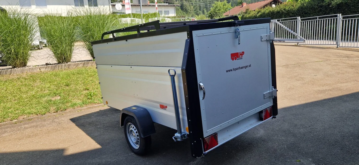 Deckelanhänger, PKW-Anhänger HP 2512 U/107 Plus, 2435 x 1235 x 1065 mm, 750 kg ungebremst