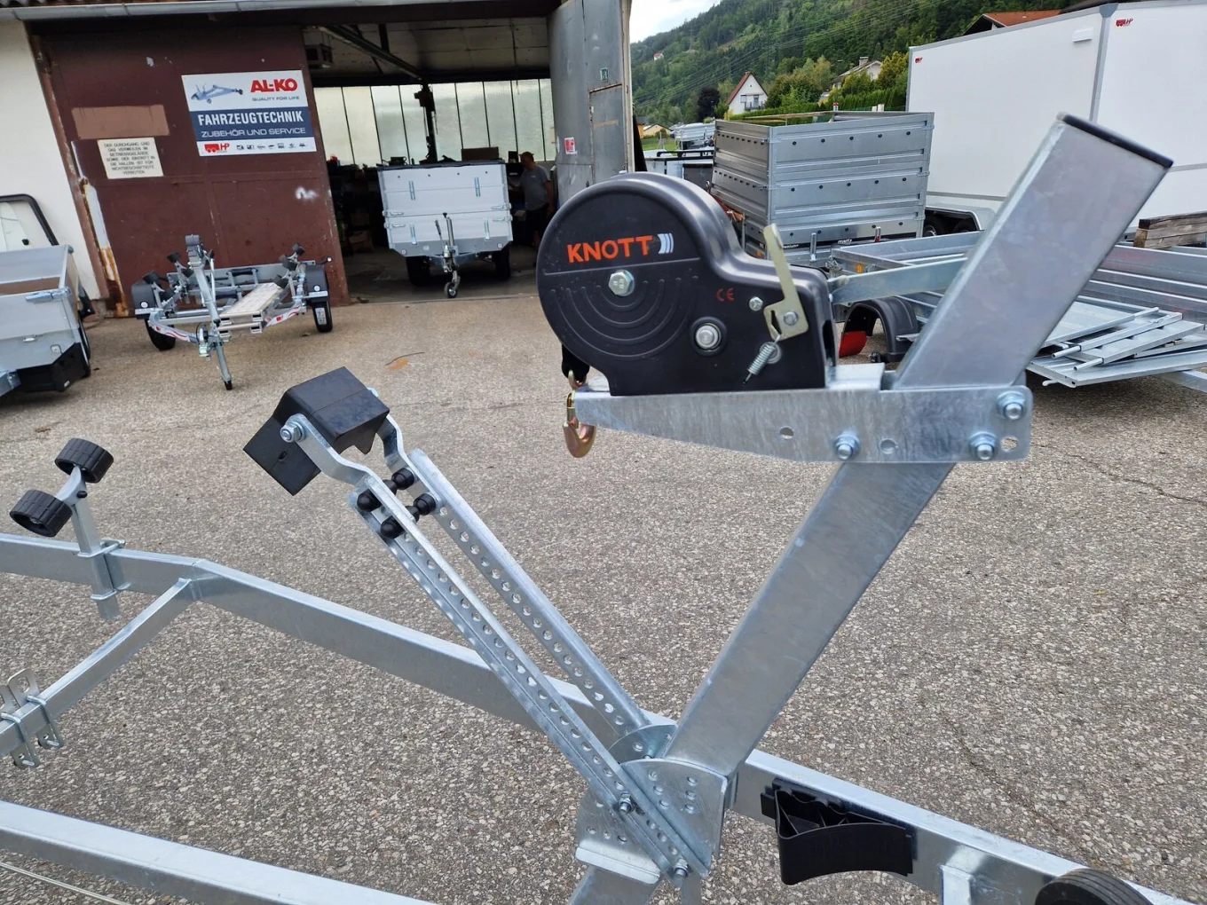Bootsanhänger, Bootstrailer, Motorbootanhänger HP 1300 BA-R für Bootslänge bis 6,3 m