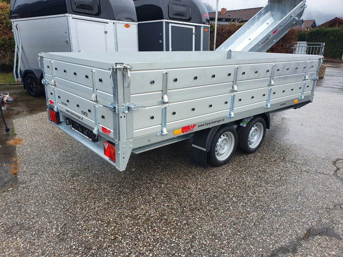 Hochlader, PKW-Anhänger, HP 273217 LH im Set mit Aufsatzwände, 2700 kg GG