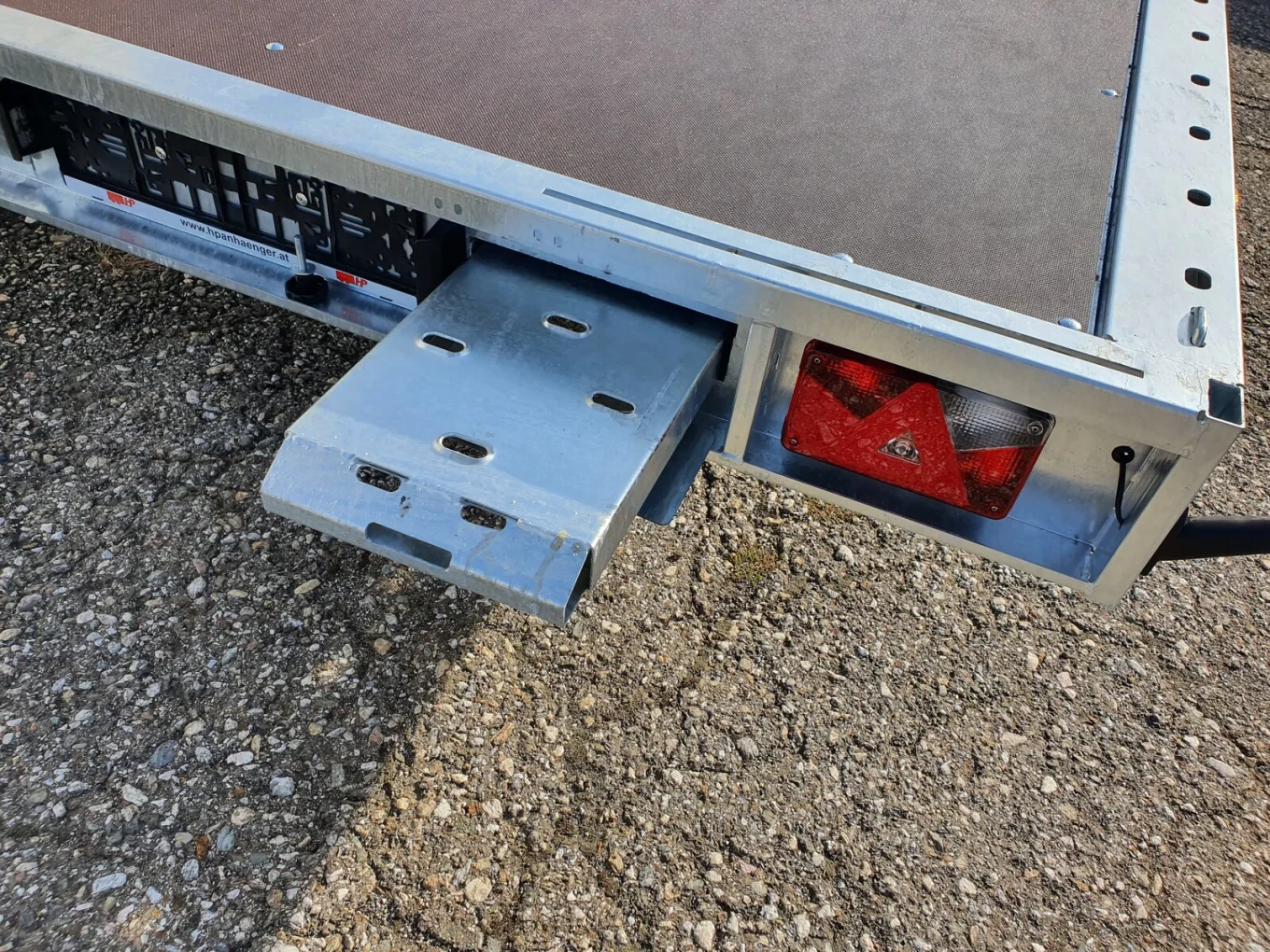 Autotransporter, Plateauanhänger, Fahrzeugtransporter HP 512135/3 ATP, 5070x2150mm, 3500 kg GG