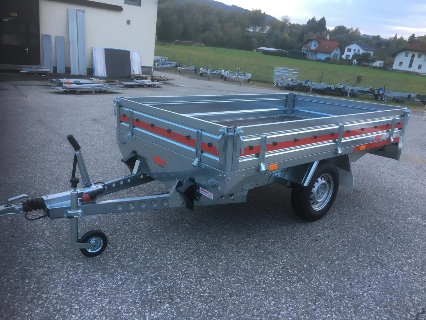 PKW-Anhänger, Hochlader, HP 132515 LH, 1300 kg einachs-gebremst, 2530x1530x300 mm, Autoanhänger, UNSCHLAGBAR !! NEU!!