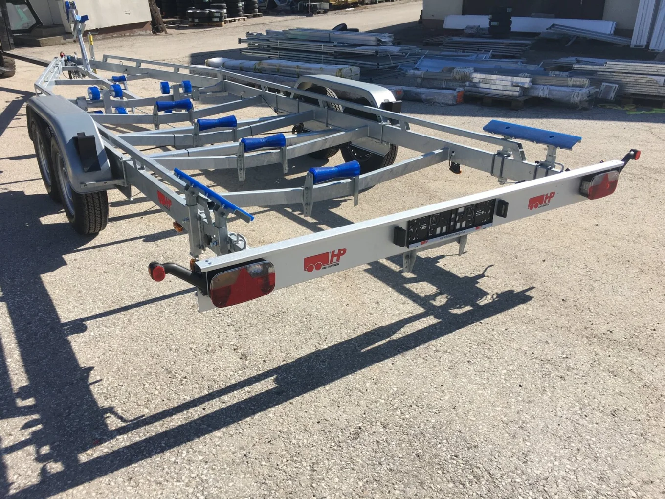 Bootsanhänger, Bootstrailer, PKW-Anhänger HP 3500 BA für Motorboote bis 8,5 m, Tandem 3500 kg