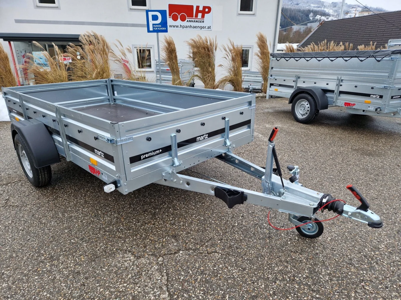 PKW Anhänger, Autoanhänger HP 2615 G, 2630 x 1500 x 400 mm, 1300 kg gebremst