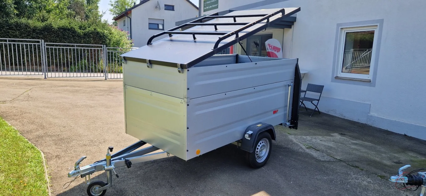 Deckelanhänger, PKW-Anhänger HP 2011 U/107 Plus, 2020 x 1075 x 1020 mm, 750 kg ungebremst