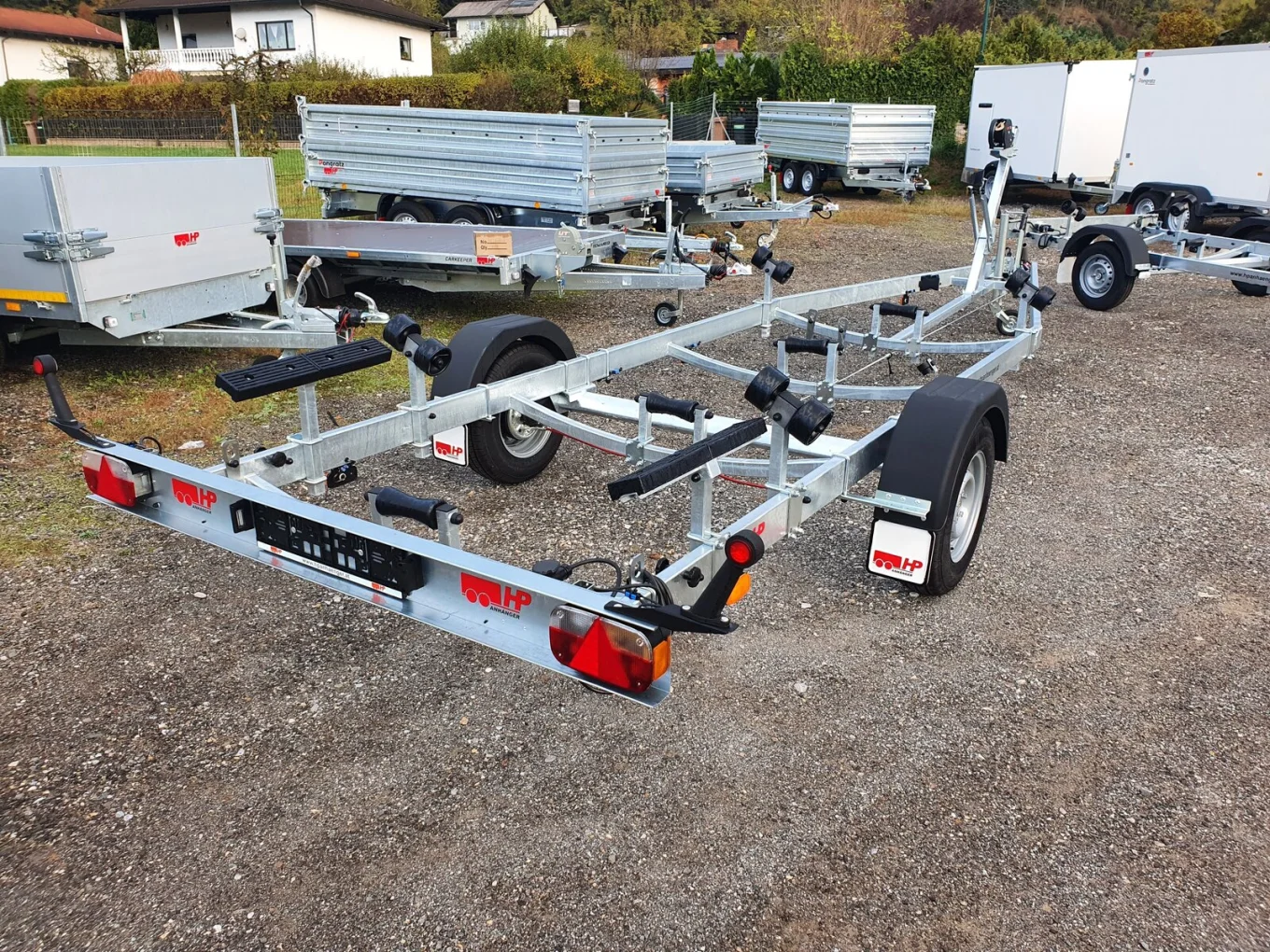 Bootsanhänger, Bootstrailer, Motorbootanhänger HP 1800 BA-R für Bootslänge bis 7,2 m