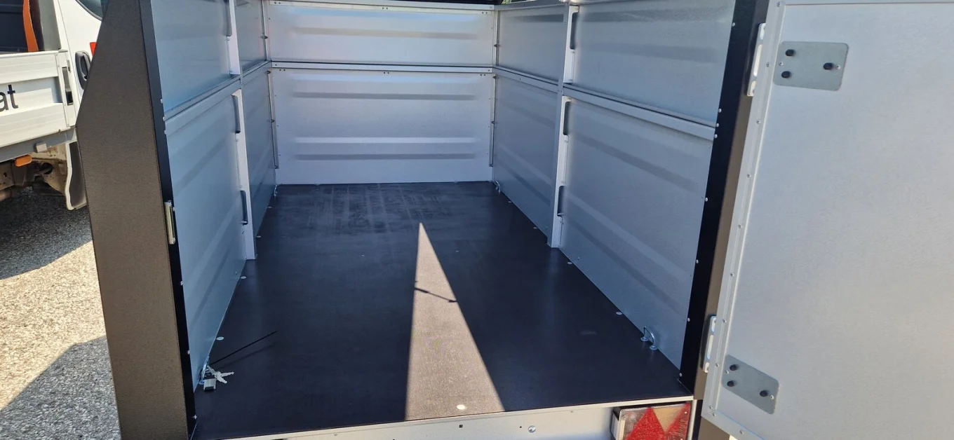 Deckelanhänger, PKW-Anhänger HP 2512 G/107 Plus, 2435 x 1235 x 1065 mm, 1300 kg gebremst